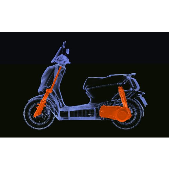 Ztech ZT-40 elektromos kerékpár (robogó jellegű) 6000W 72V 2 x 20Ah